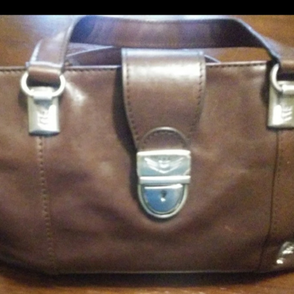 Consuela Brown Satchel with Timeless Elegance